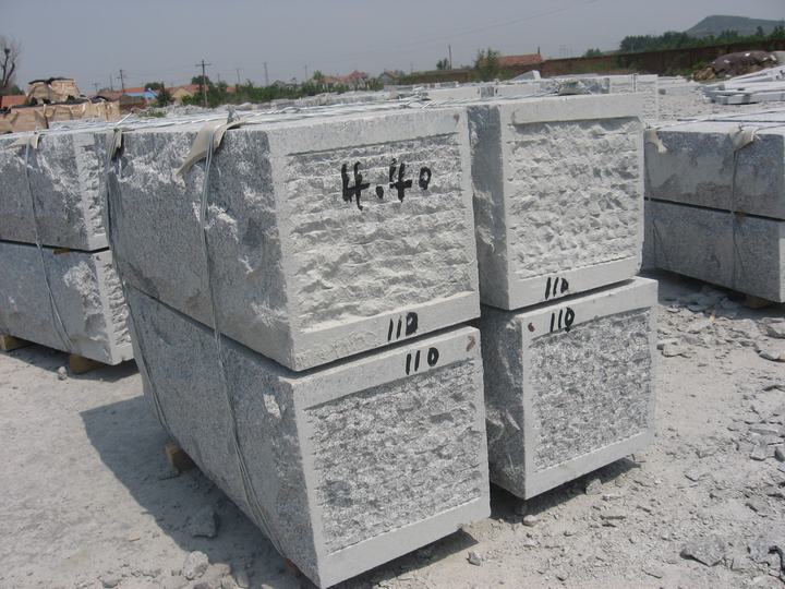 Grey Granite Retaining Wall Stone