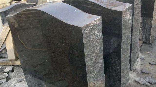 Korea style black tombstone