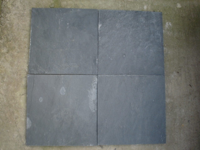 P018 black slate paver