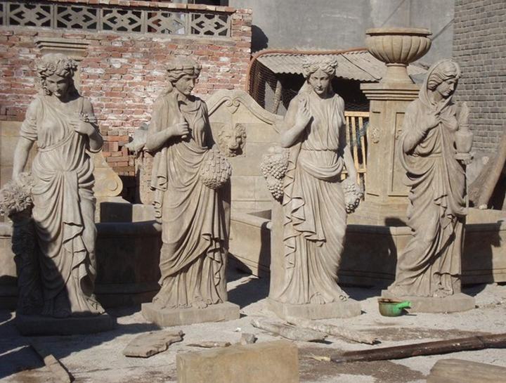 Stone carving and sculpture